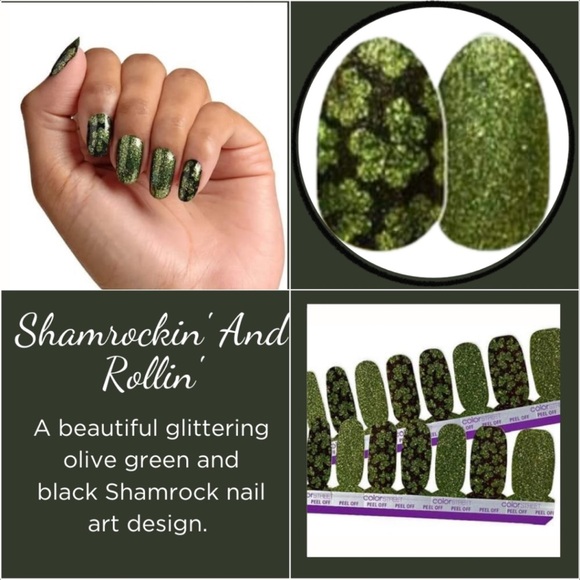 89. Color Street Nail Polish Strips - Shamrockin' and Rollin' - Picture 3 of 4